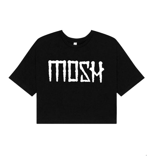 Mosh Crop Tee | Black