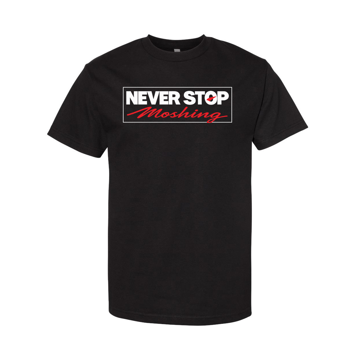 Never Stop Moshing Black Tee