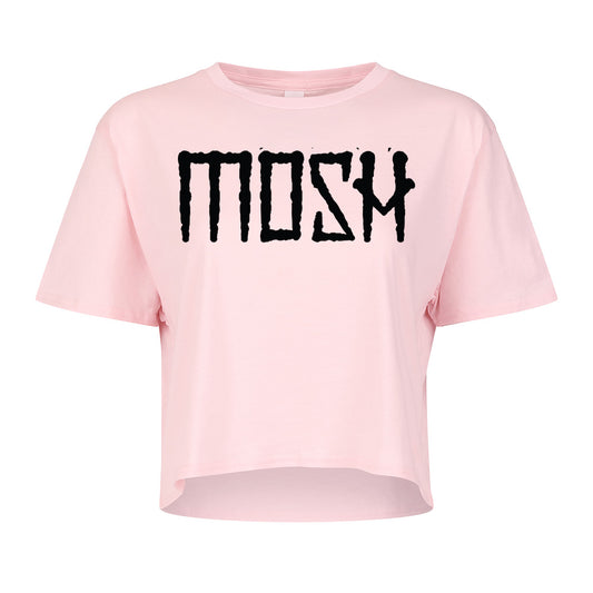 Mosh Crop Tee | Pink
